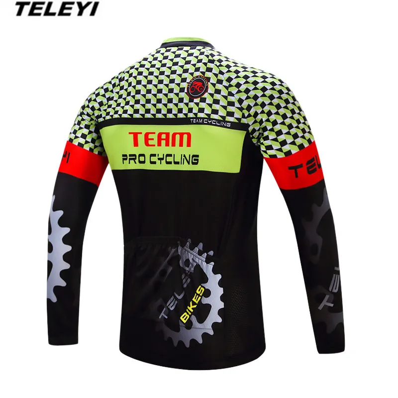 2019 черная велосипедная длинная Джерси Мужская одежда для велоспорта весна осень