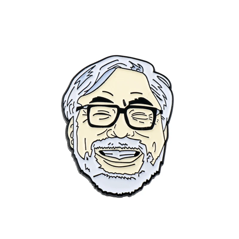 Металлические эмалированные булавки Hayao Miyazaki и броши в японском стиле аниме master
