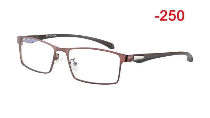 1.0 to-4.0 Retro Round Sun Photochromic Finished Myopia Eyeglasses Frame Men Women with color lens Sun glasses Myopia Eyewear - Цвет оправы: Brown-250