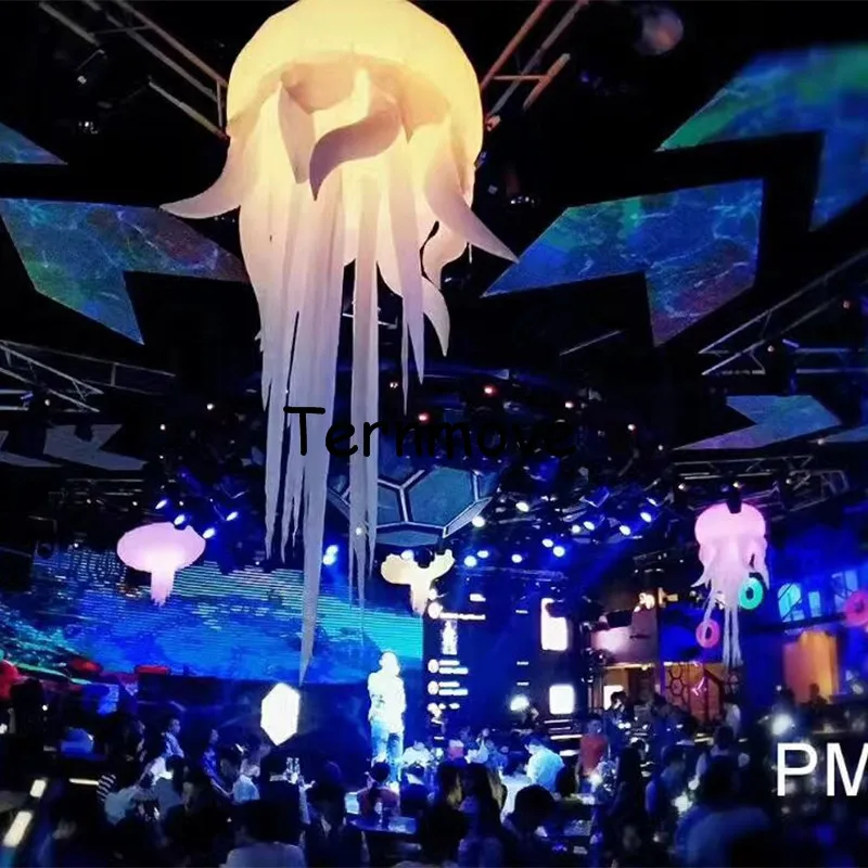 Надувная Модель медузы надувные огни дешевая надувная Медуза acaleph seajelly