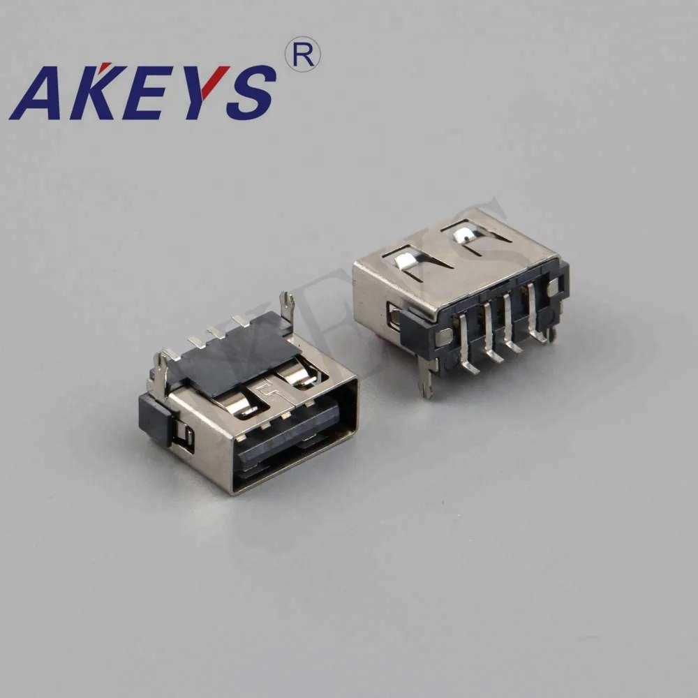 Фото 30 шт. HW-UAF-08 A/F-10.0 короткий 0-4 pin 6 3 H прямой край SMT Железный корпус черный клей usb 30 шт. HW-UAF-08 A/F-10.0 короткий 0-4 pin 6 3 H прямой край SMT Железный корпус черный клей usb