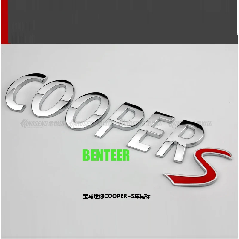 

Original Quality Car Styling Rear Trunk Emblem for MINI S Coopers countryman R60 R56 F55 F56