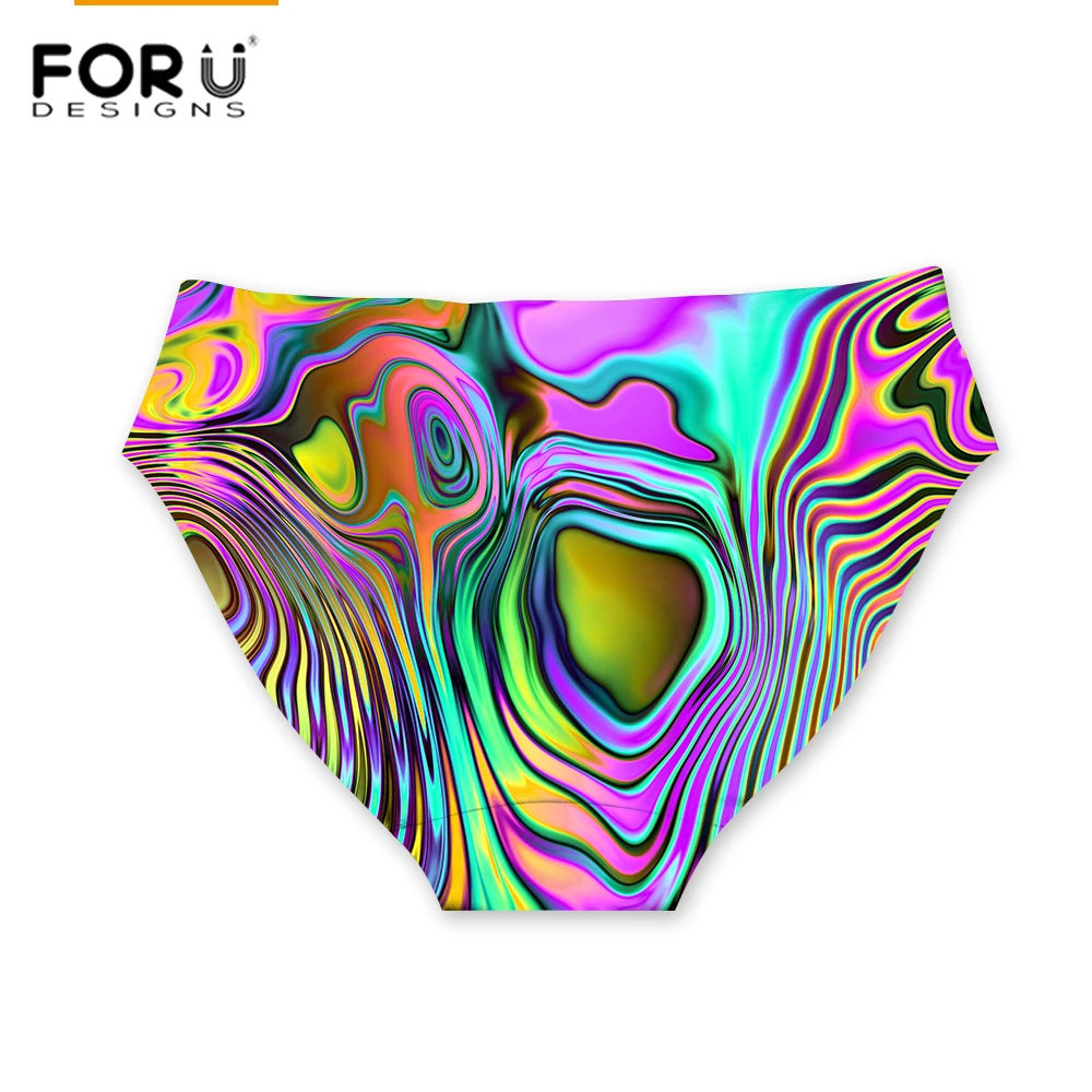Женские сексуальные трусики FORUDESIGNS со средней талией нижнее белье уютное разных