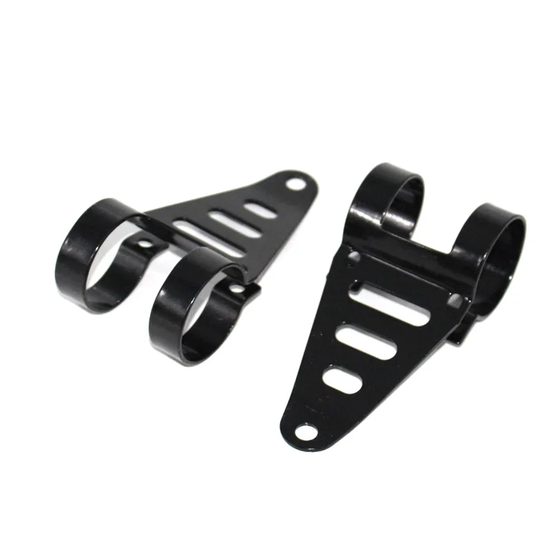 Черные вилочные кронштейны для фар мотоциклов велосипедов кафе гонщиков 41 43
