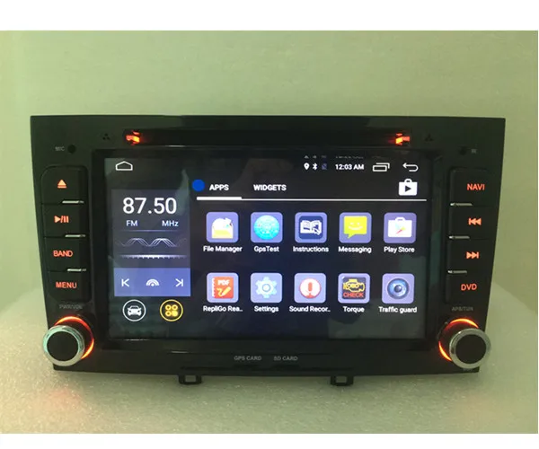 Автомобильная магнитола dvd gps навигация Android 6,0 навигация для peugeot 408& 308 gps RDS IPOD 3g 4G SWC заднего вида карта 8 ГБ