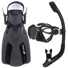 Высококачественные фирменные ласты для подводного плавания с КИТ, маска для подводного плавания, солнцезащитные очки, ласты, набор оборудования для водного спорта и дайвинга