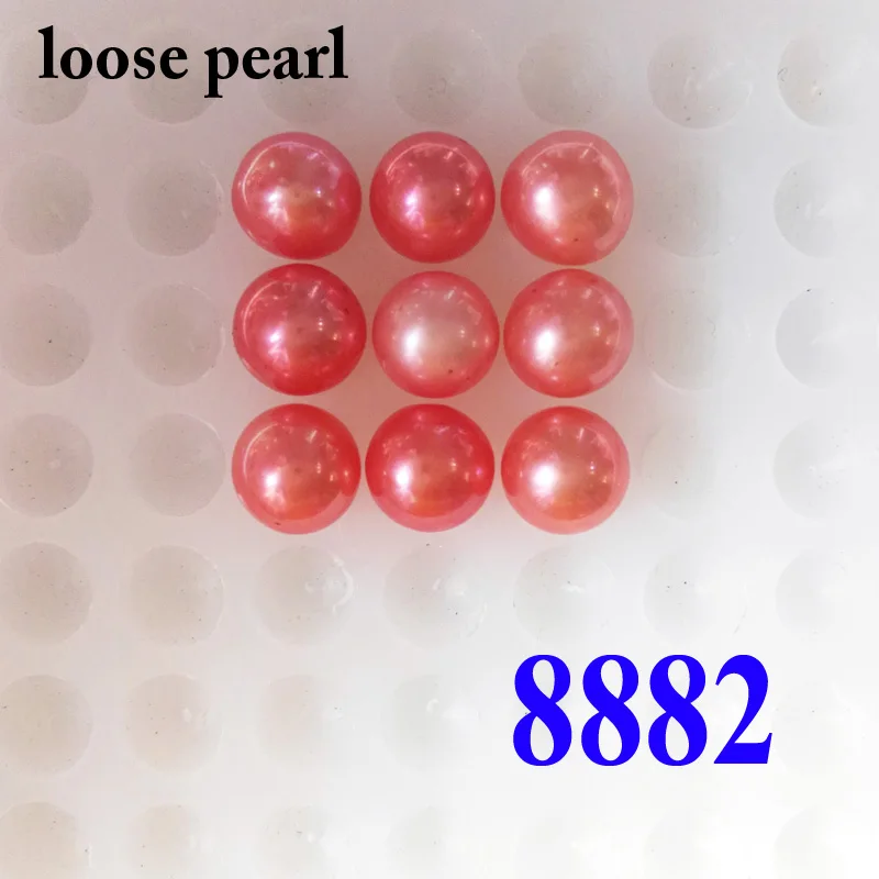 5 шт. круглые бусины из натурального окрашенного жемчуга 6 7 мм|pearl beads|beads beadsloose beads |
