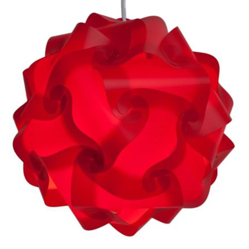 30 шт. DIY Современные элементы креативный IQ пазл лампа абажур подвеска Пазл Шар