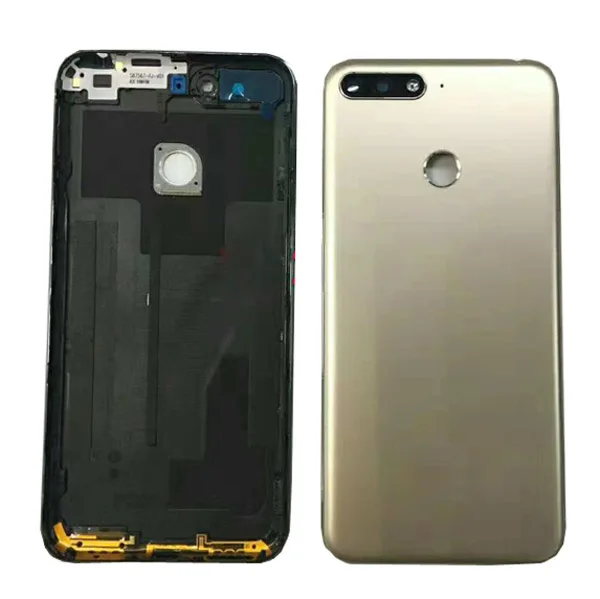 Для Huawei Y7 2018 Pro Prime чехол для аккумулятора корпус Корпус Дверь Задняя стеклянная