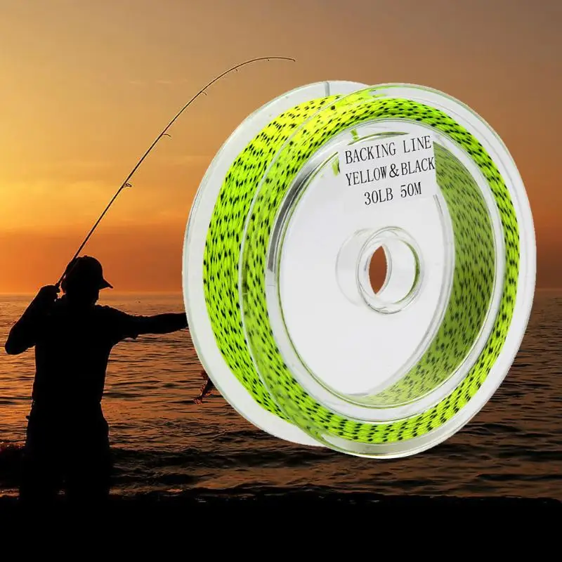 Fly fishing 1 шт. белый/зеленый/красный цвет 50 м леска 30 фунтов плетеная 8 плетений с