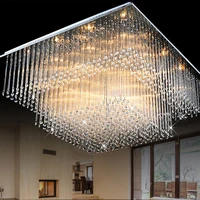 modern crystal chandeliers ceiling lamp lights lamp led interior ceiling surface mount ceiling lamp for interior lighting