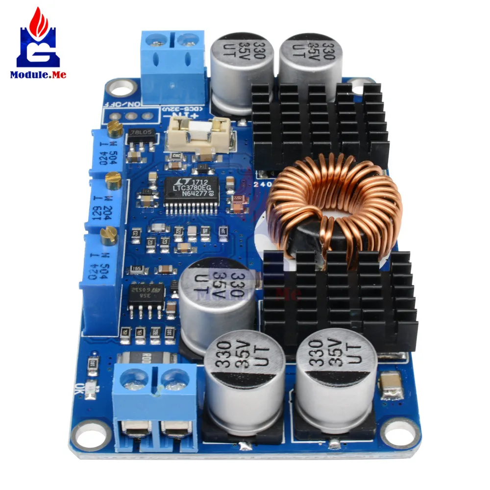 LTC3780 10A DC 5V-32V to 1V-30V Voltage Automatic Step Up Down Regulator Charging Module Board Automatically regulator | Электронные