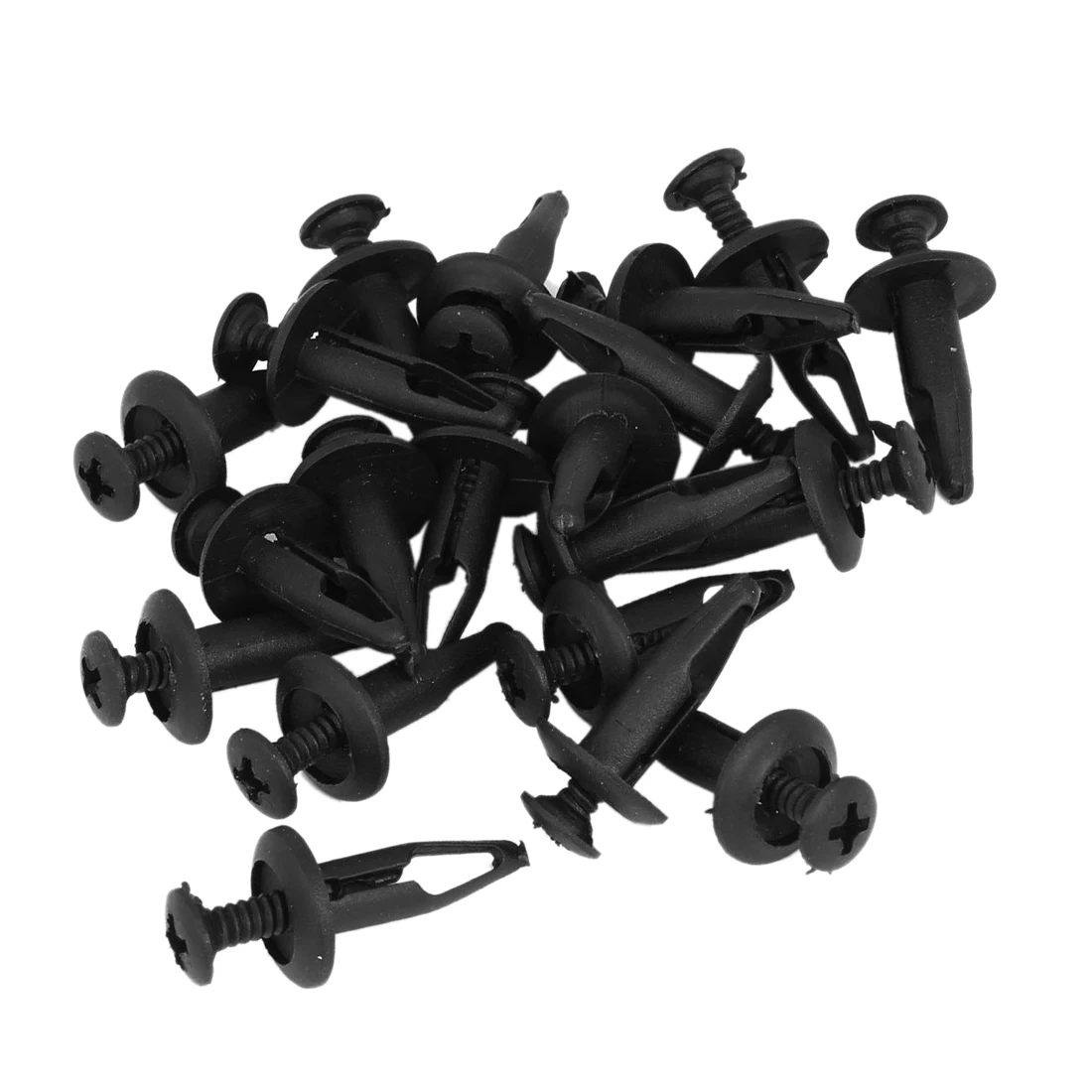 Черный пластиковый фиксатор заклепок 20 шт. зажим для бампера автомобиля |