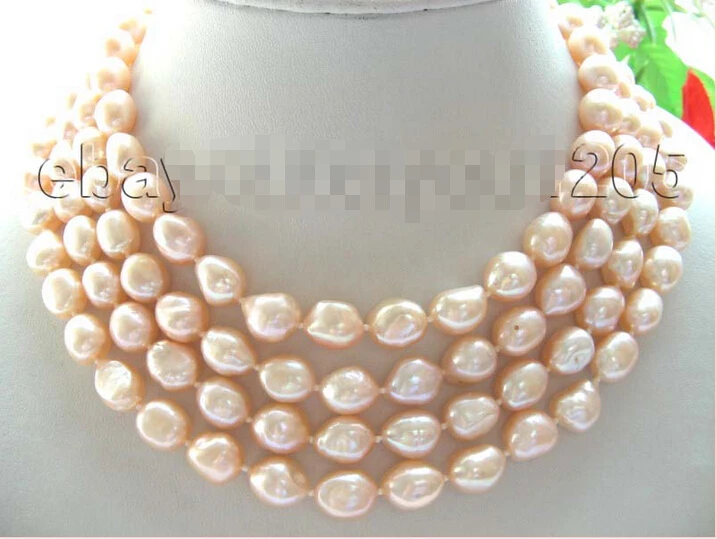 Natural 20mm White Reborn Keshi Pearl Necklace 14KGP! | Украшения и аксессуары