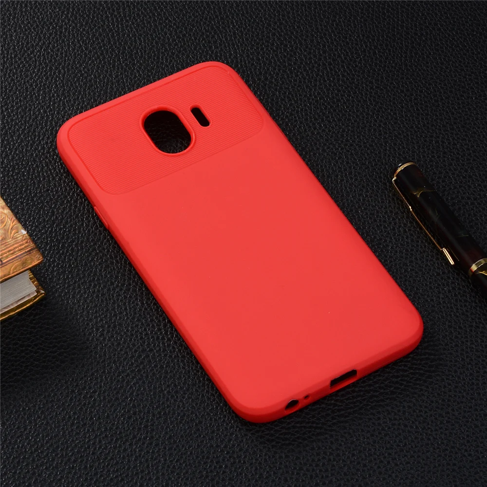 Fundas samsung Galaxy J4 J6 2018 Чехлы мягкая резина термопластичный полиуретан Силиконовые