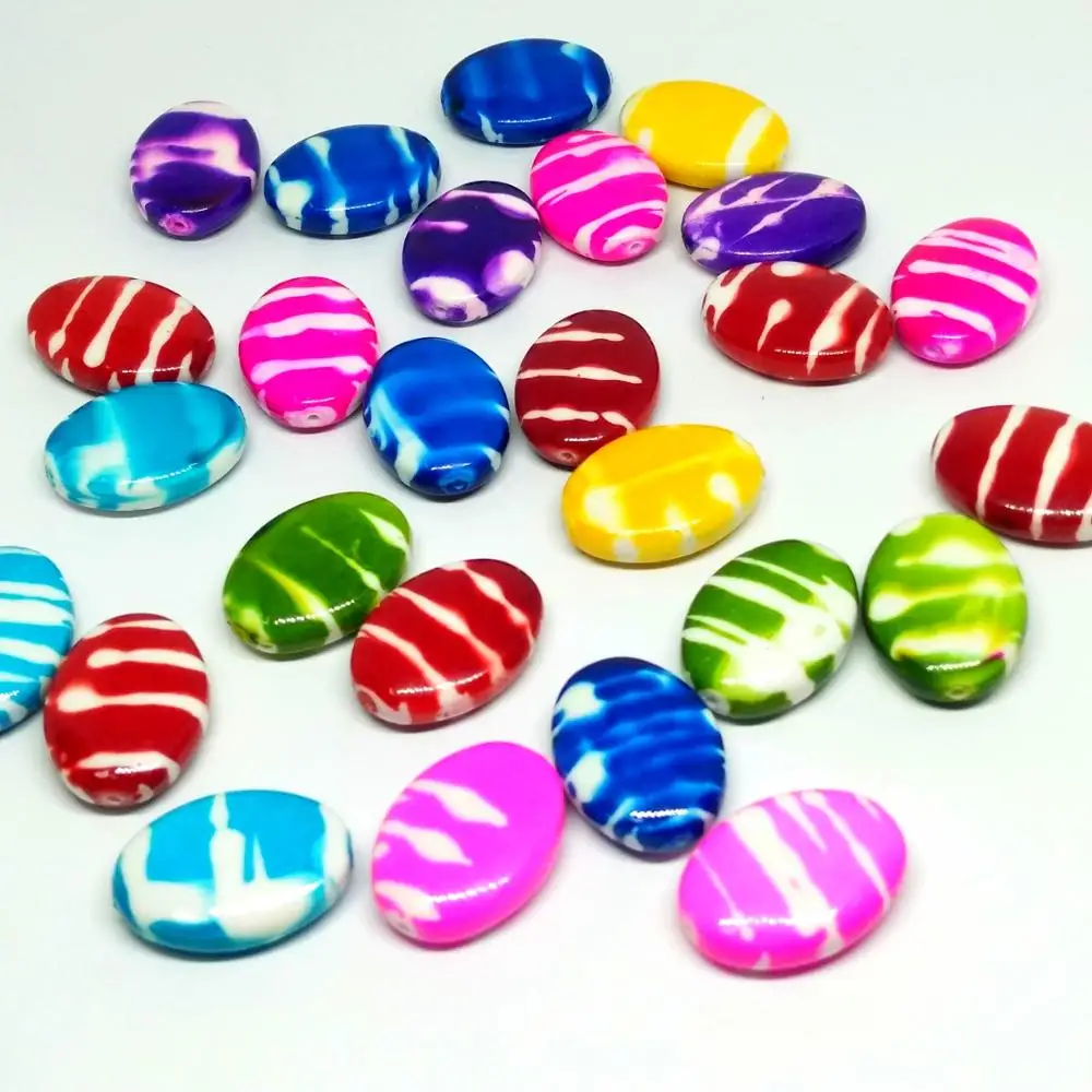 Резиновые овальные полоски с перфорированными бусинами серьги браслеты