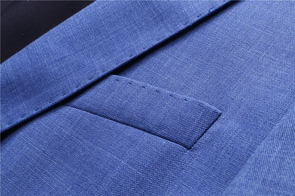 Plyesxale Slim Fit Мужские свадебные костюмы одна кнопка темно синий светильник синий мужские формальные костюмы весна осень костюм из 3 предметов Q353