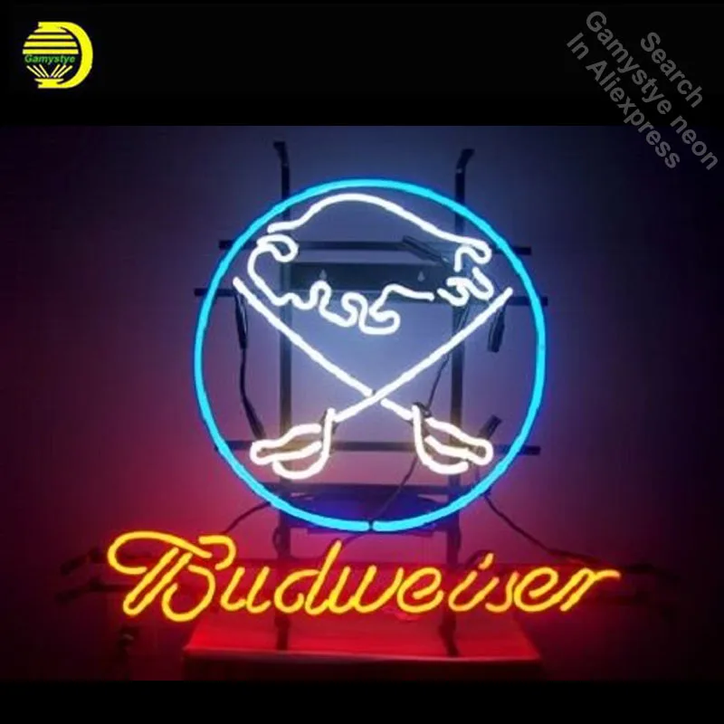 Неоновая вывеска для Budweise BSs неоновая лампочка бизнеса дисплей ручной работы