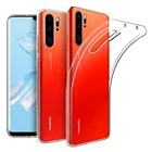Прозрачный Мягкий ТПУ чехол для Huawei P Smart Plus 2019 P20 P30 Mate 10 20 Lite Pro Honor View 20 Note 10 Play 8X Max Nova 4 3 3i