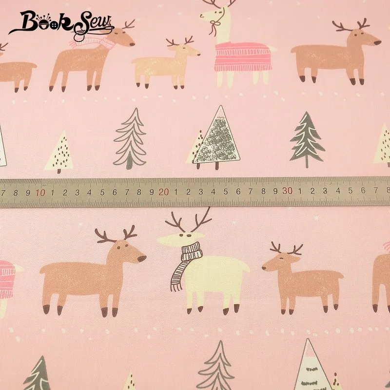 Booksew розовый материал для шитья DIY ткань пэчворка саржевая скрапбукинга
