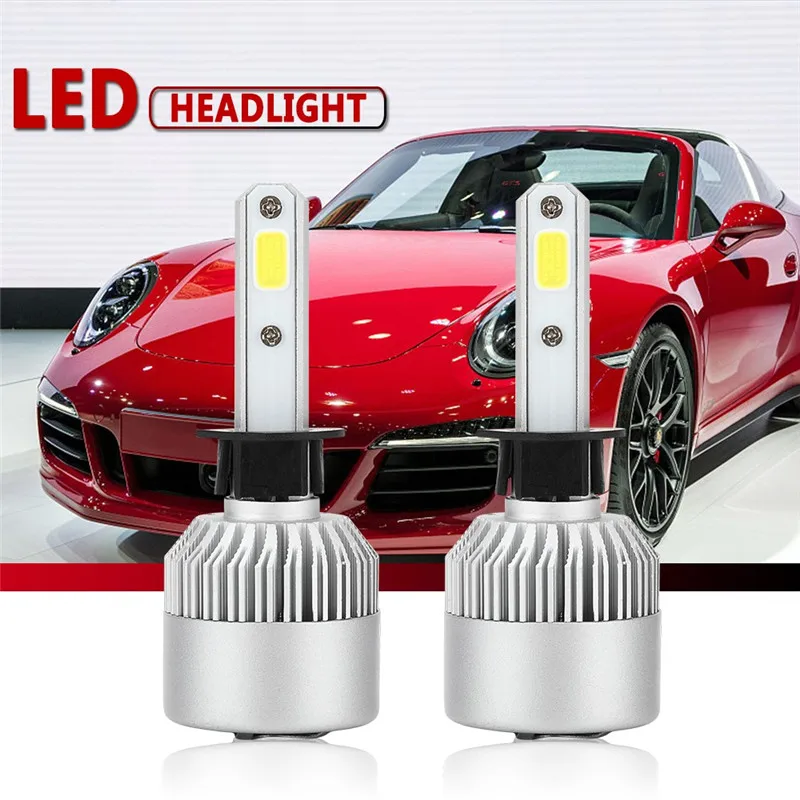 TDPRO H1 H4 H7 H11 Car LED Headlight Kit Hi/Low Beam 200W 20000LM Conversion Lamp Bulb Light 6000K Lights Styling 2PCS |
