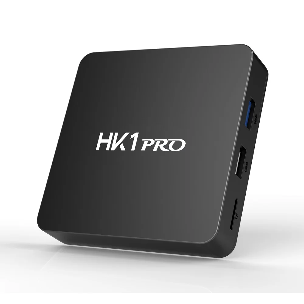 Умная ТВ приставка DDR4 4 Гб ОЗУ 64 ГБ 4K Android 8 1 HK1 PRO четырехъядерный Amlogic S905X2 2 ГГц и 5