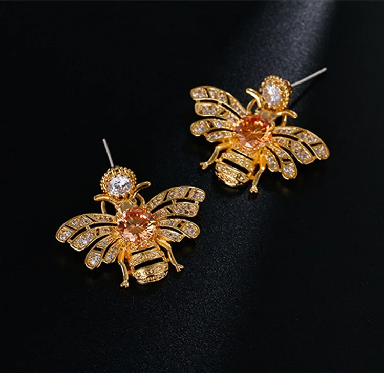 Серьги женские из серебра с фианитами изысканные ювелирные украшения