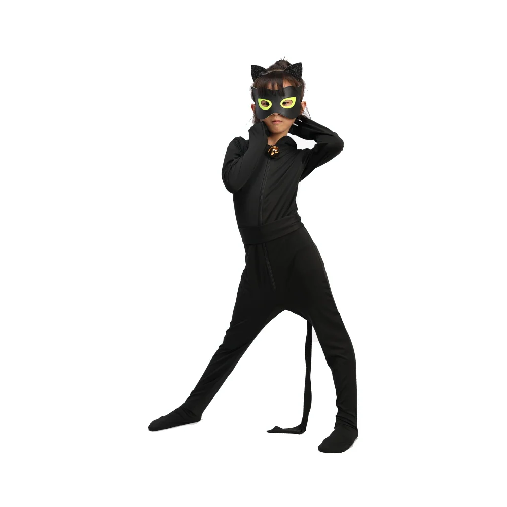 Костюм для косплея с черной кошкой BING RUI CO комплекты одежды взрослых черный