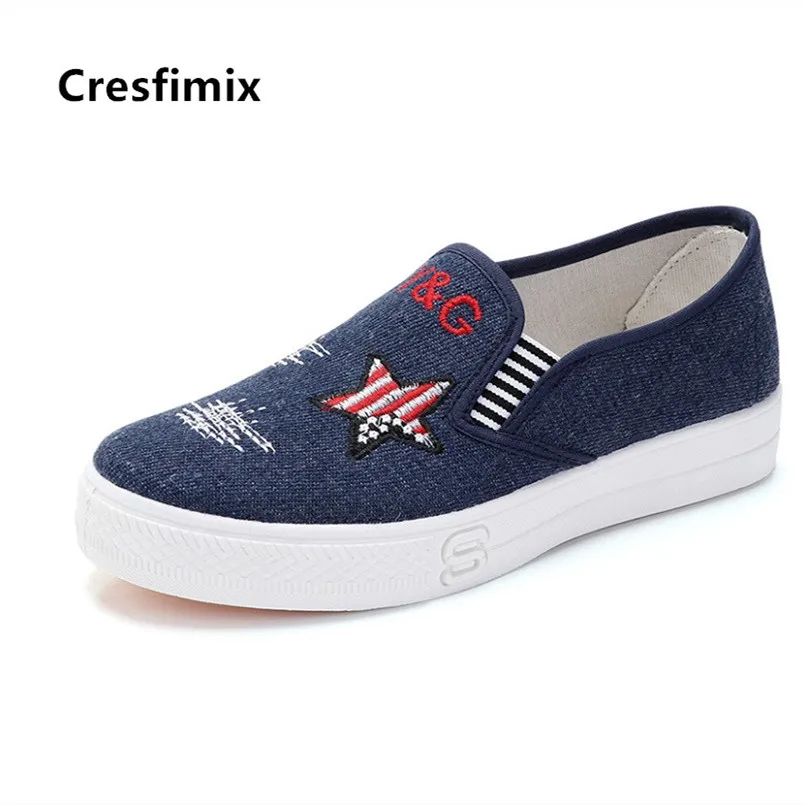 Лоферы Cresfimix женские классические повседневная обувь без застежки плоская