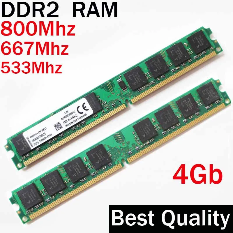 for Intel AMD Desktop RAM ddr2 4гб 800Mhz 667Mhz 533Mhz single 4 гб DDR2 800 667 533 / ddr 2 memory PC2 5300 6400|8gb ram ddr2|ddr2 4gbddr2 4gb