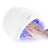48W SUNONE UV LED Nail Lamp Curing Lights Professional Nail Dryer Drying UV Gel Polish Nail Art Pedicure Machine Manicure Tool - Цвет: White