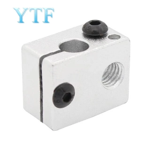 5 шт. Reprap алюминиевый нагревательный блок цельнометаллический E3D V5 V6 J head