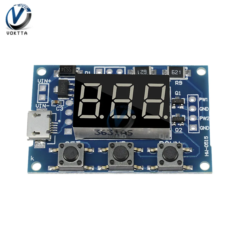 

Dual Way Signal Generator with Micro USB PWM Signal Generator Sintetizador Digital LED Display Duty Cycle Pulse Frequency Board