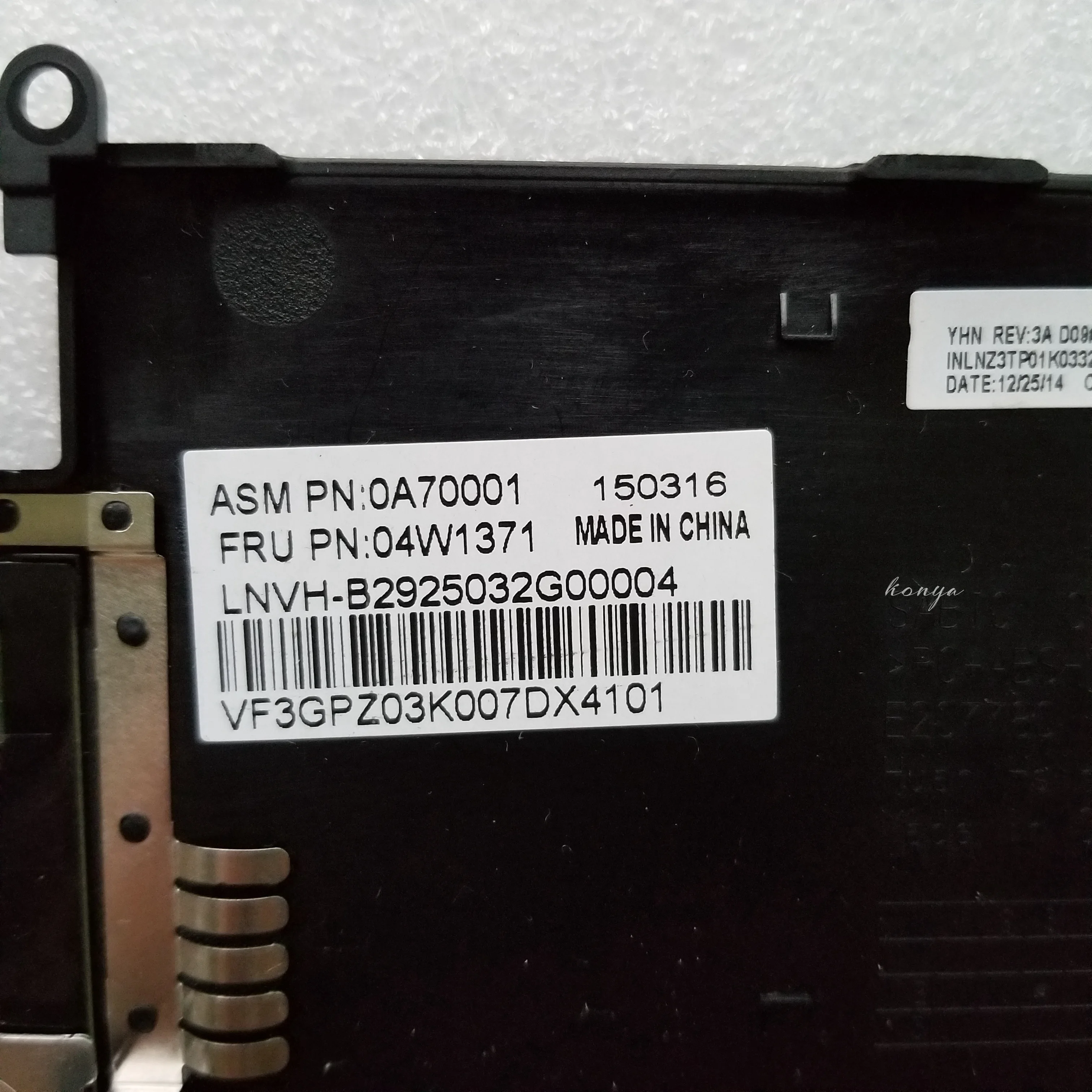 Новая Подлинная панель для рук KB Нижняя крышка корпуса W/FPR 04W1371 Lenovo Thinkpad T420 T420i -