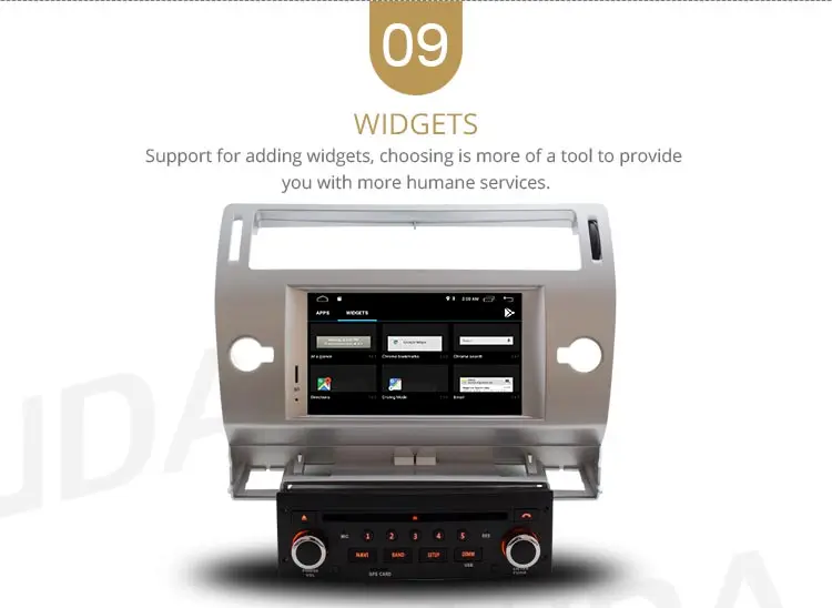 LJDA 1 Din 7 дюймов Android 10 автомобильный dvd-плеер для Citroen C4 Quatre Triumph wifi gps радио 2G ram сенсорный экран gps РАДИО wifi карта