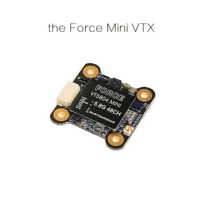 Передатчик Force Mini 5 8G 48 каналов 0/25/100 мВт переключаемый с поддержкой экранного меню