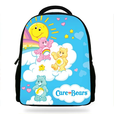 Милые Care Bears футболка с изображением персонажей видеоигр сумка рюкзак для начальной школы школьные рюкзаки, детские школьные рюкзаки для девочек детская школьная сумка Класс элементов, на возраст 1, 3, 4