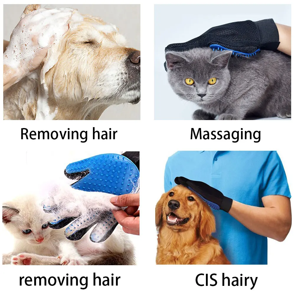 Pet Уход за лошадьми перчатки собака для ванной кошка средства по уходу домашними