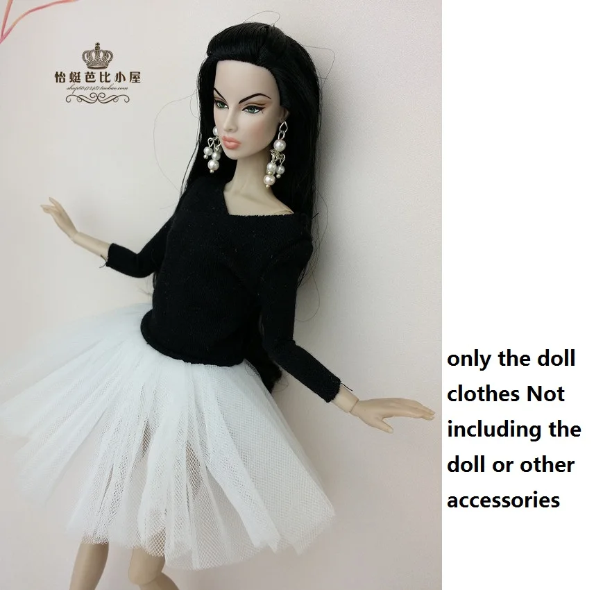 only doll clothes D Балетное платье для куклы Барби 1/6 свадебные аксессуары для куклы Пышная юбка вечерние платья принцессы - Цвет: only doll clothes D