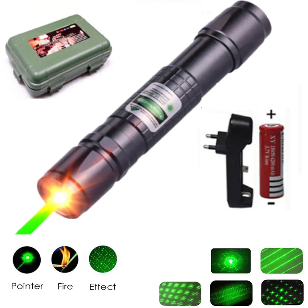 

Powerful green Laser 303 Pointer 10000m 5mW Hang-type Outdoor Long Distance Laser Sight Powerful Starry Head Burning Match