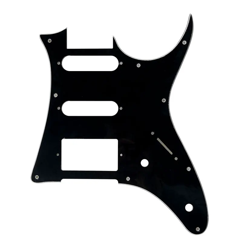 3Ply Black Pleroo пользовательские гитарные части-для MIJ Ibanez GRX40 гитары накладки хамбакера пикап царапины пластины - Цвет: 3Ply Black