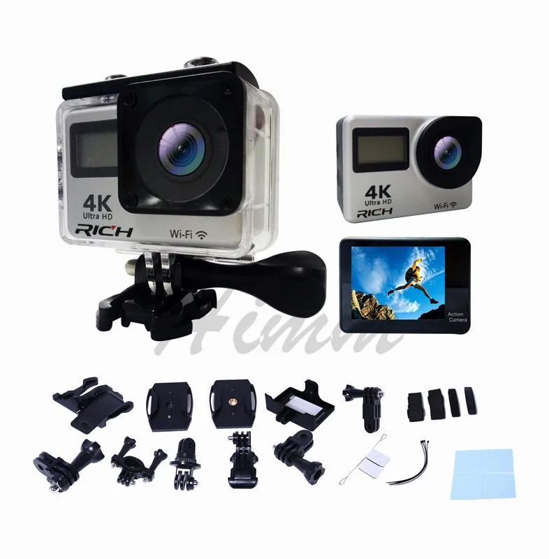 

DHL 10pcs/lot T350 ultra FHD 4K Action Camera WiFi 1080P 60fps 2.0 LCD 170D Full HD 30M Waterproof Video Action DV Sports Camera