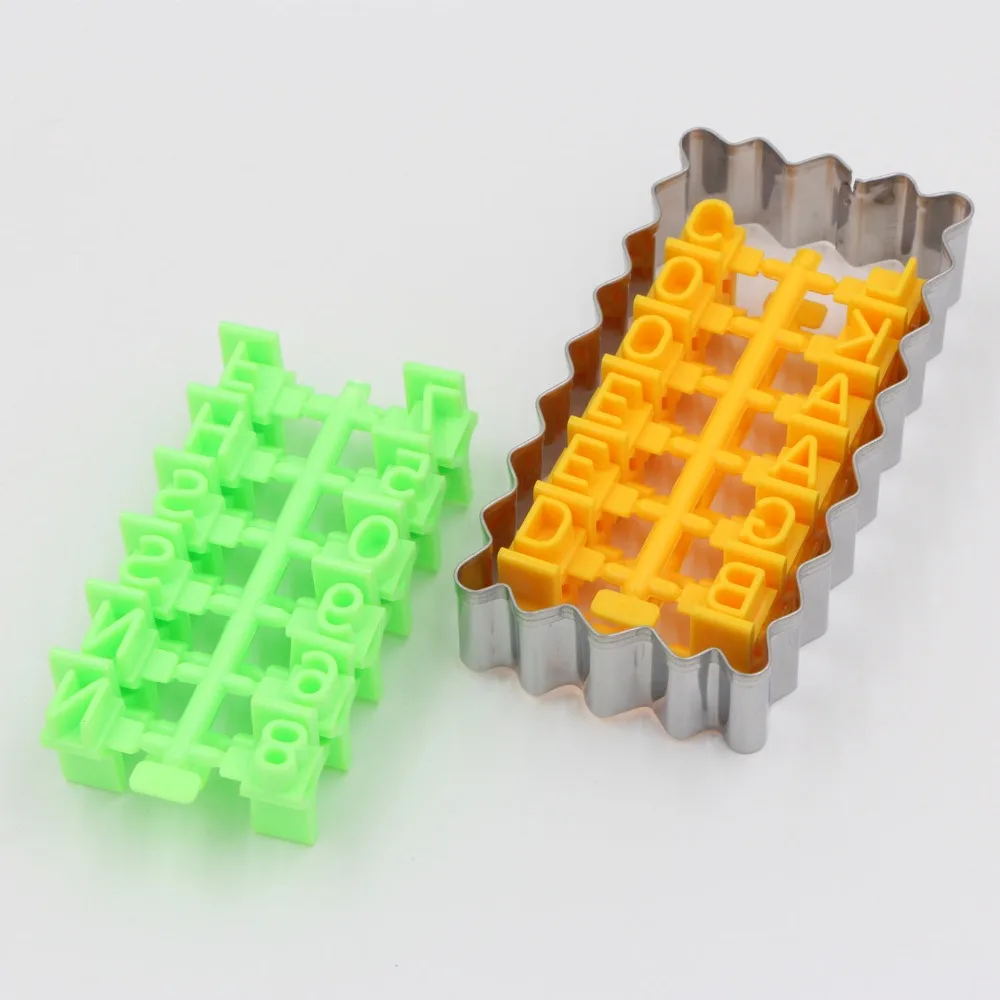 1 Набор тортов с буквенным алфавитом для печенья номером Пластиковая форма