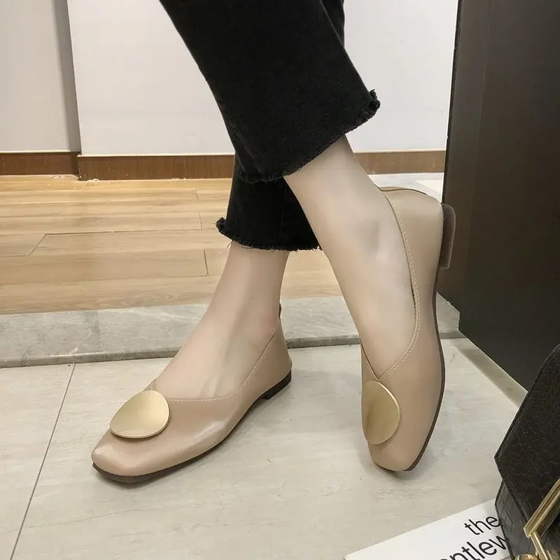 Женская повседневная обувь на плоской подошве женская без шнуровки из