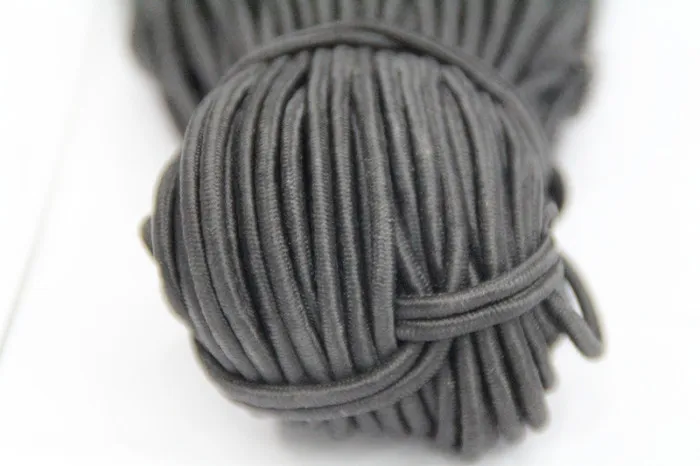 5 шт. черная утолщенная эластичная веревка|elastic round|8mm ropecord 8mm |