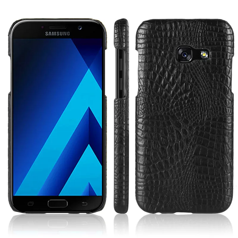 

For Samsung A3 A5 A7 2017 A520F Case Quality PC Crocodile Grain Back Cover Hard Case for Samsung Galaxy A320 A520 A720 Cover