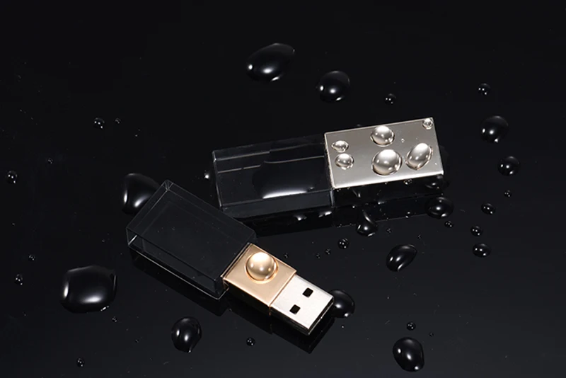 SHANDIAN Кристальный usb палочки 3D Распечатать собственный логотип 4 ГБ 16 ГБ 32 ГБ 64 ГБ флеш-накопитель usb прозрачное стекло(более 10 шт бесплатный логотип