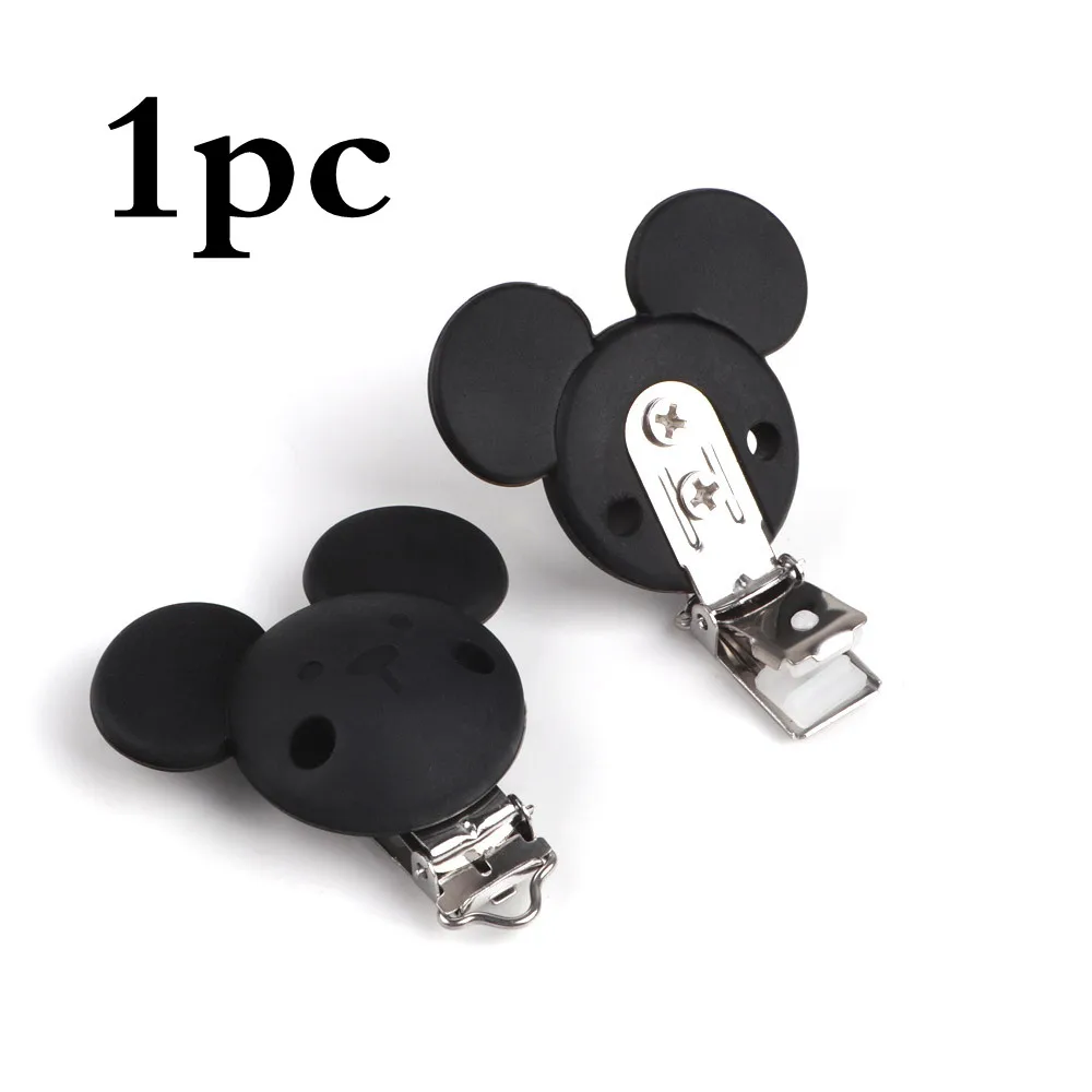 Black 1pc TYRY. HU 1 шт. Успокаивающая Детская Подвеска-прорезыватель пищевое Силиконовое зубное кольцо жевательная игрушка соска зажимы Силиконовые Прорезыватели - Цвет: Black 1pc