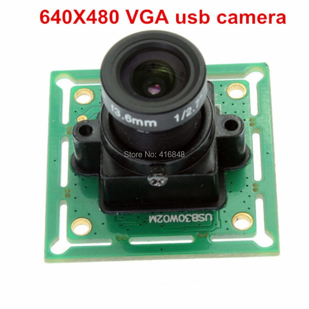 CMOS USB веб камера VGA 640x480 Цифровая Видео Android Mac Linux usb модуль камеры OV7725 с объективом 8
