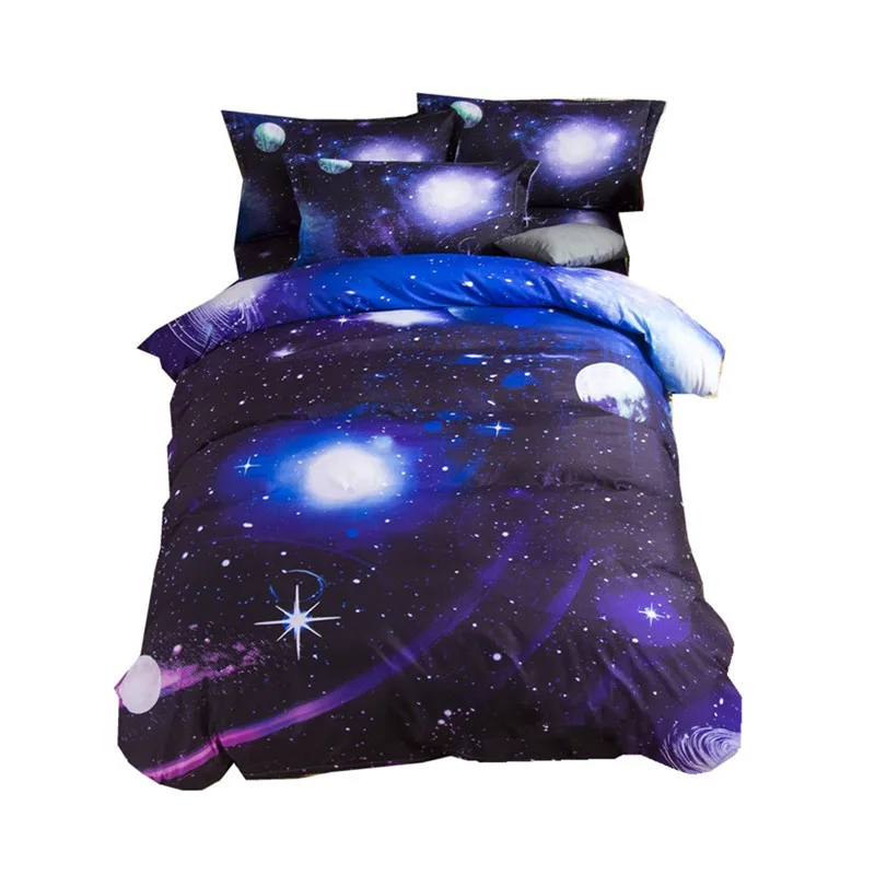 Комплекты постельного белья 3d Galaxy 2 шт./3 шт./4 шт. постельное белье набор